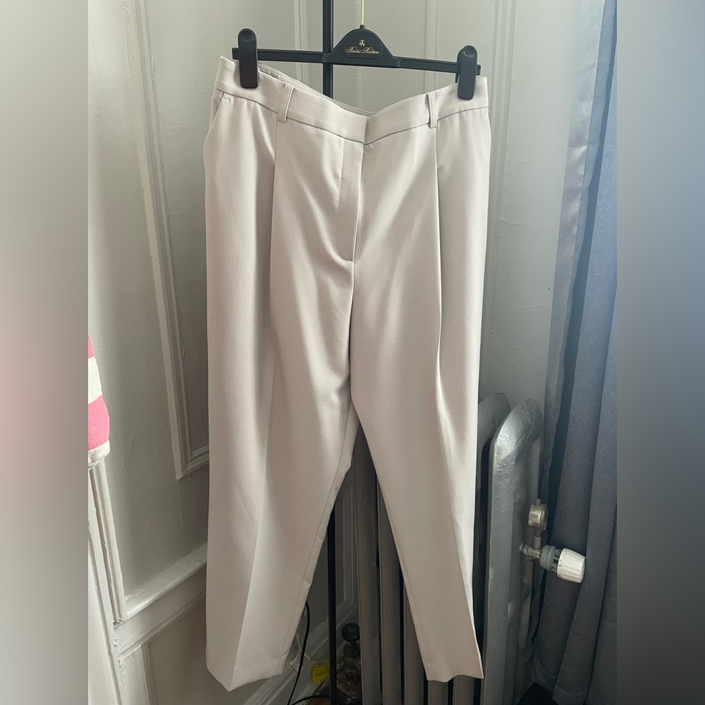 NWT Brooks Brothers Bonotto Light Gray Slacks